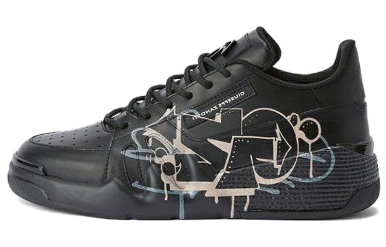 

Кроссовки Giuseppe Zanotti с принтом Talon Graffiti, черные