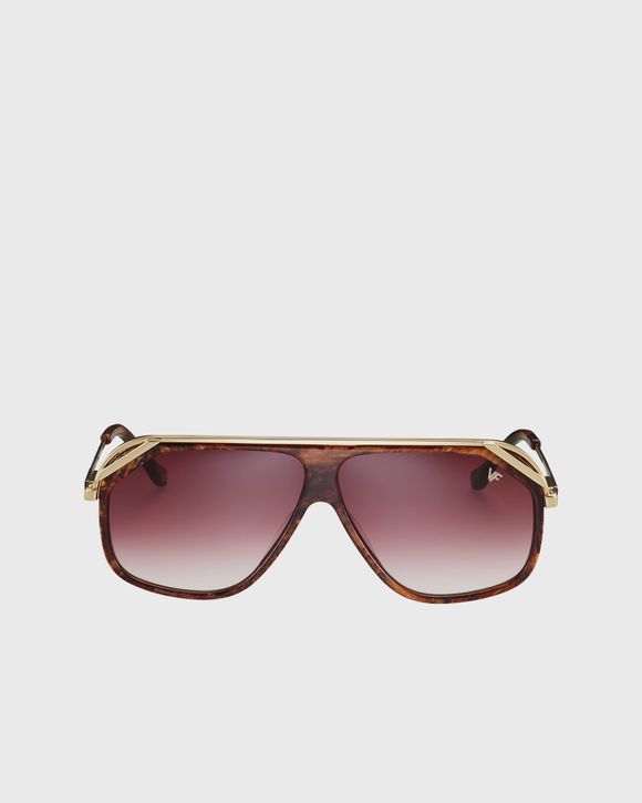 

Солнцезащитные очки Vintage Frames Eastwood Brown Tortoise Acetate, цвет burgundy gradient