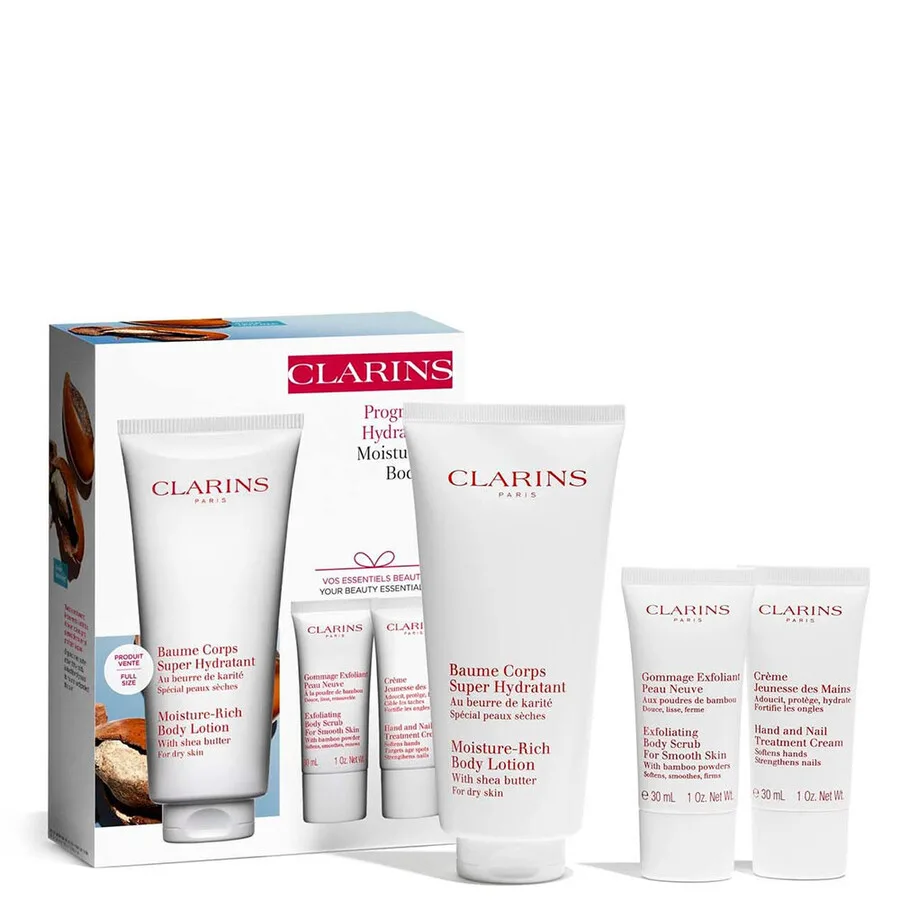 Clarins Ladies Clarins Увлажняющий набор для тела Подарочный набор для ванны и ухода за телом 3666057240546