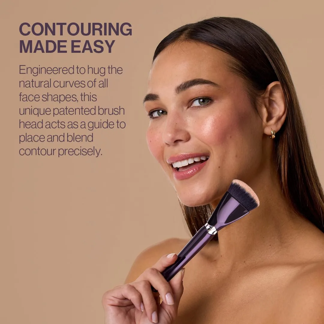 Кисть для контурирования Anisa Beauty Crescent | Мягкие плотные волокна для моделирования, нанесения кремовых и пудровых бронзеров | Веганский продукт, не тестируется на животных — фото 2
