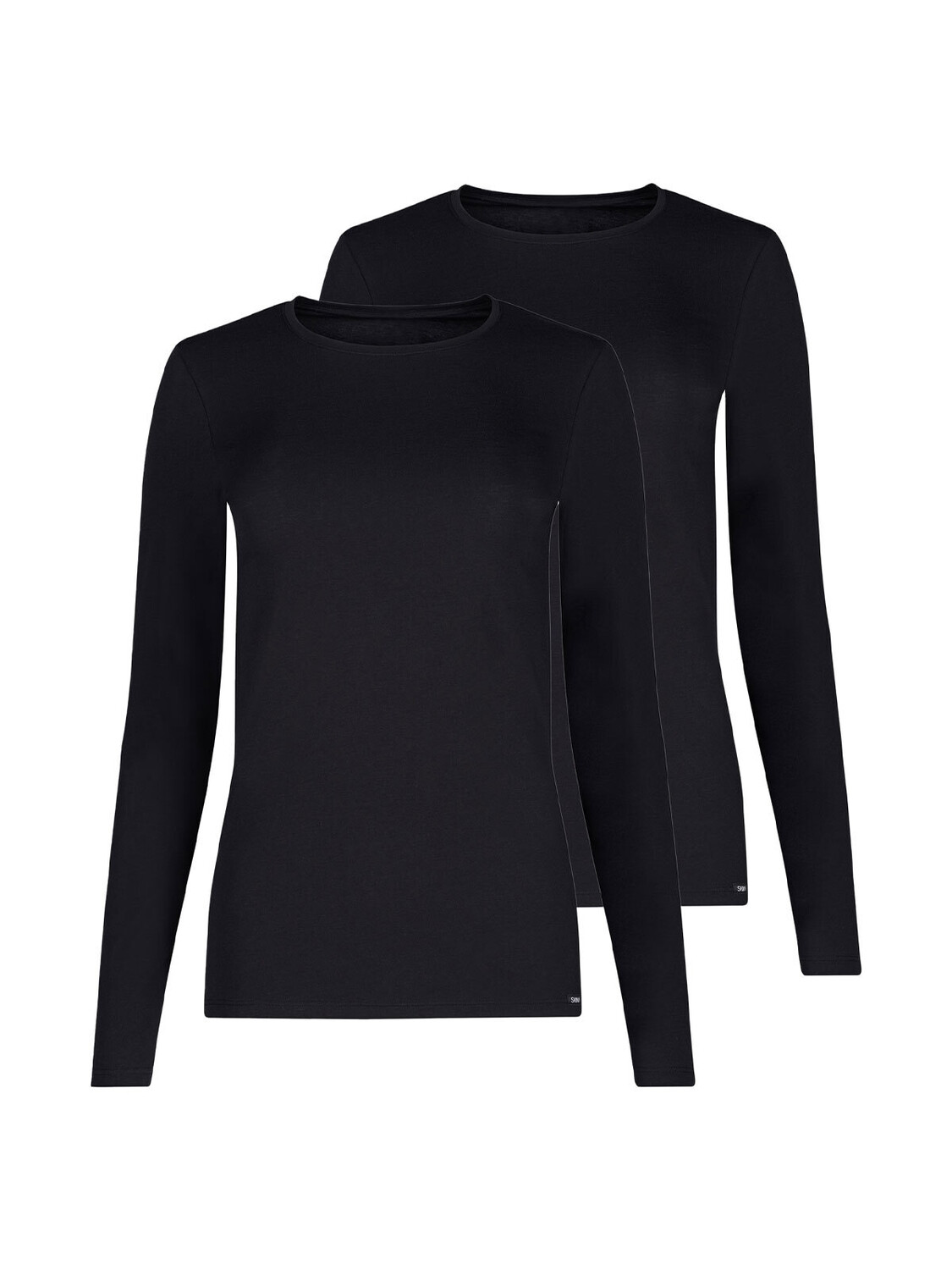 

Майка Skiny 2er Pack Shirt langarm, черный