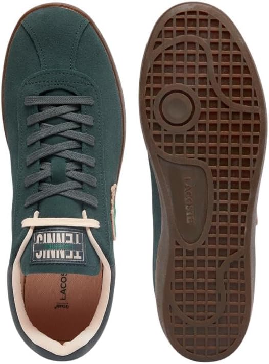Мужские кроссовки Lacoste Baseshot, зеленый/коричневый/темно-зеленый/темно-коричневый — фото 4