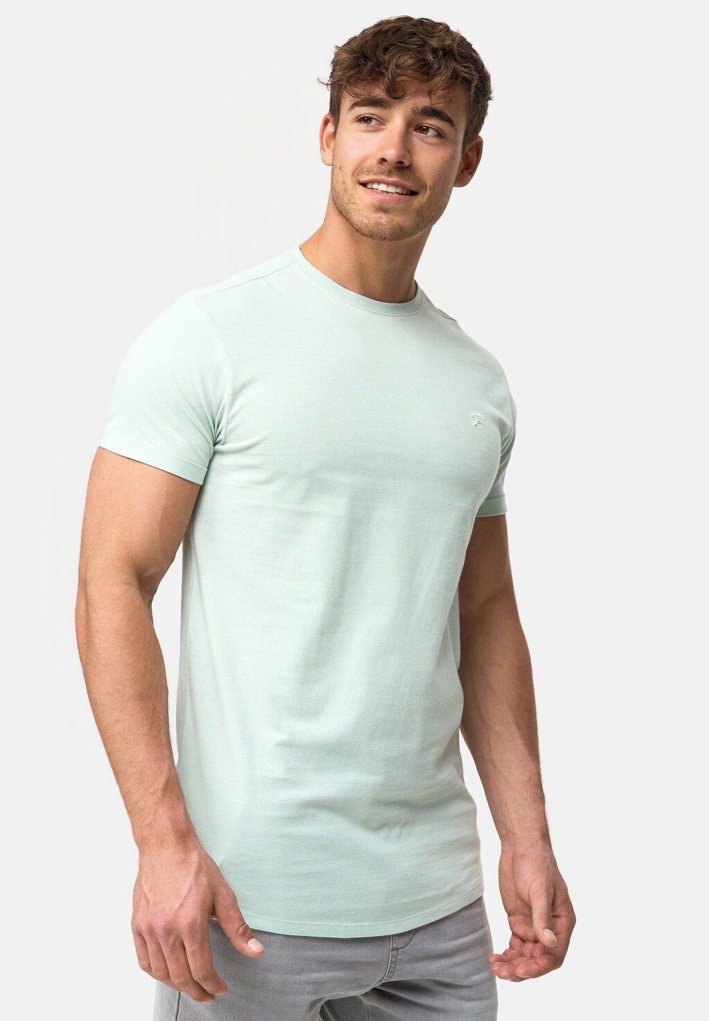 

Футболка базовая KLOGE INDICODE JEANS, цвет quiet wave