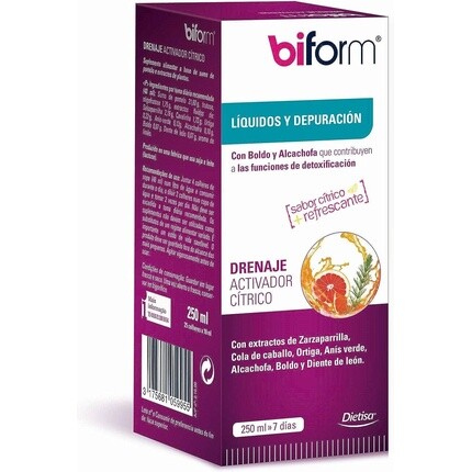 

Biform Citric Активатор дренажа без фукуса 250 мл, Dietisa