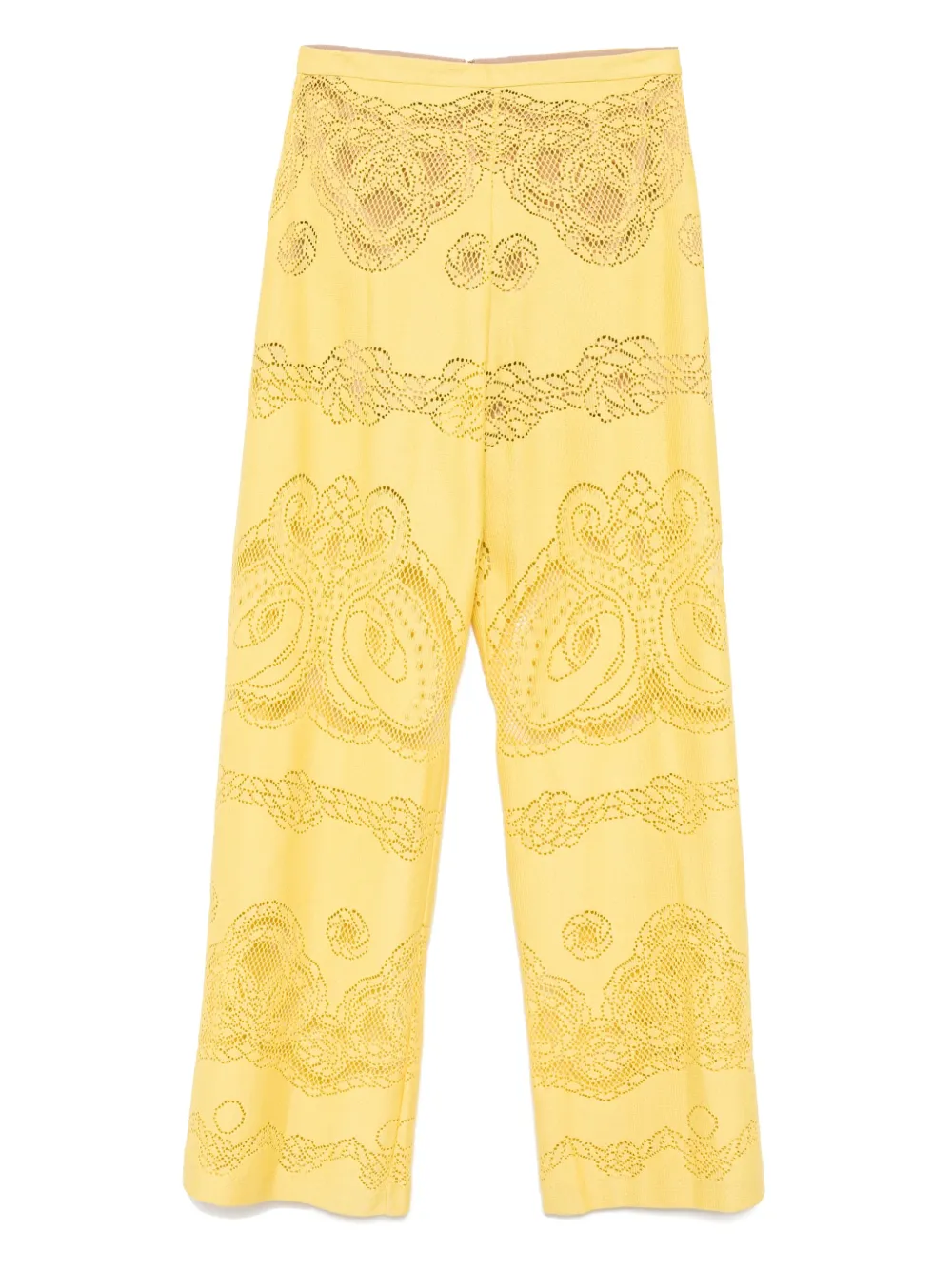 

Кружевные брюки Deco Zuhair Murad, желтый