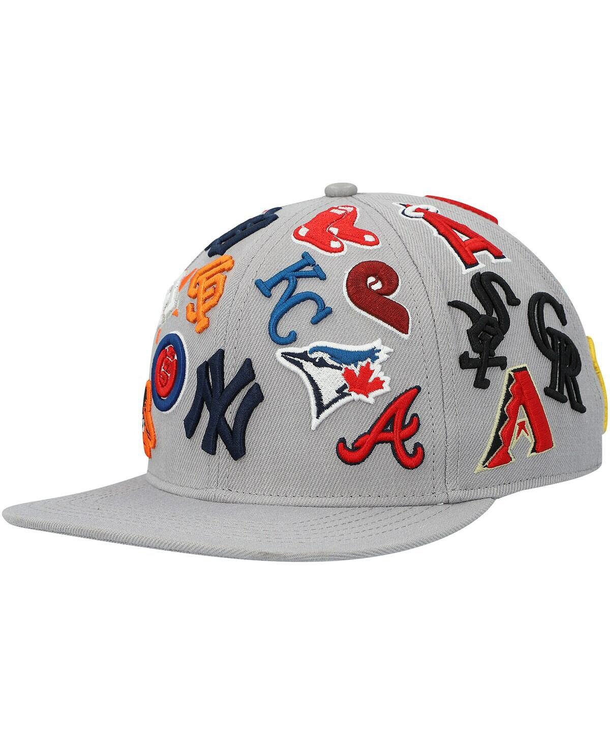 

Мужская серая шерстяная кепка Mlb Pro League Snapback Pro Standard