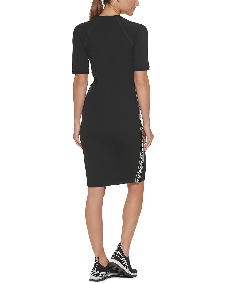 

Платье DKNY Flip Logo Tape Bodycon Dress, белый