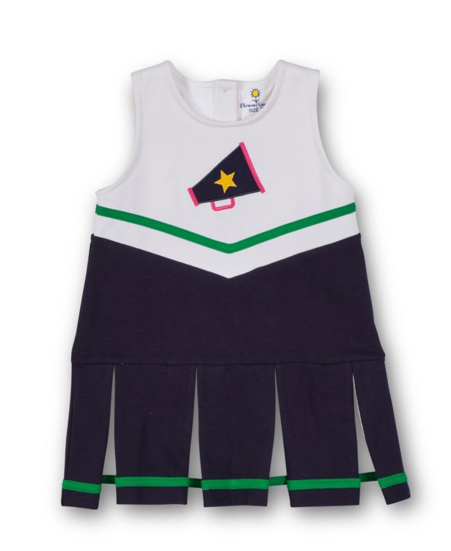 

Детский джемпер из французской махровой ткани с мегафоном для поддержки Florence Eiseman, Dark Blue 403