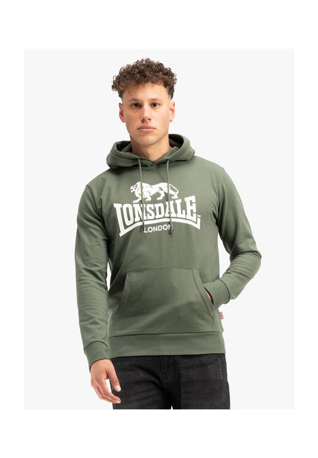 

Толстовка с капюшоном облегающая фремингтон Lonsdale, мультиколор