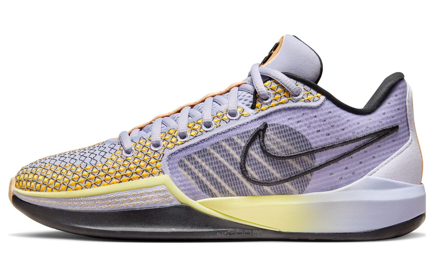 

Женские баскетбольные кроссовки Nike Sabrina 1, фиолетовый/желтый