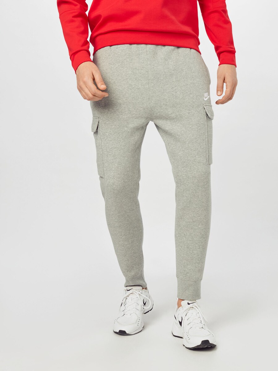Зауженные брюки-карго Nike Sportswear CLUB FLEECE, mottled grey — фото 2