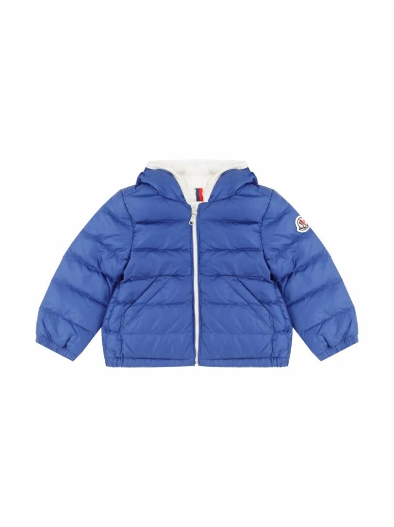 

Стеганый пуховик Moncler, синий