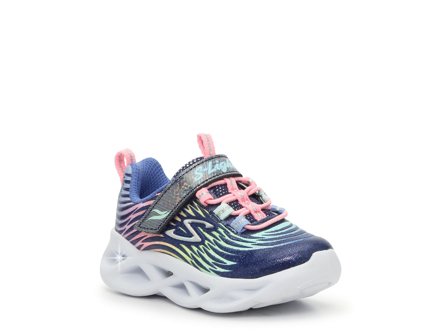 

Кроссовки детские Skechers S-Lights Twisty Brights, темно-синий