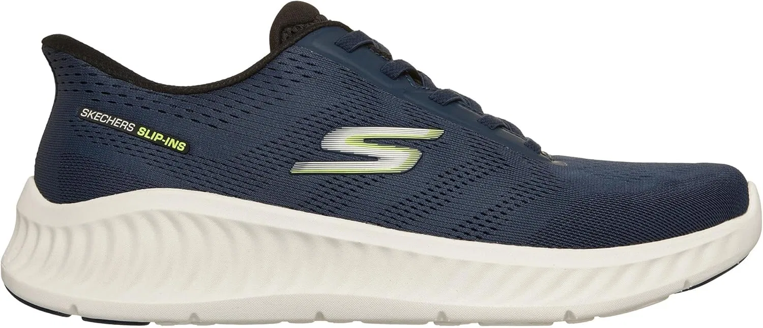 Мужские кроссовки Skechers Go Walk Now Payton, Navy Fabric With White Embellishments — фото 4