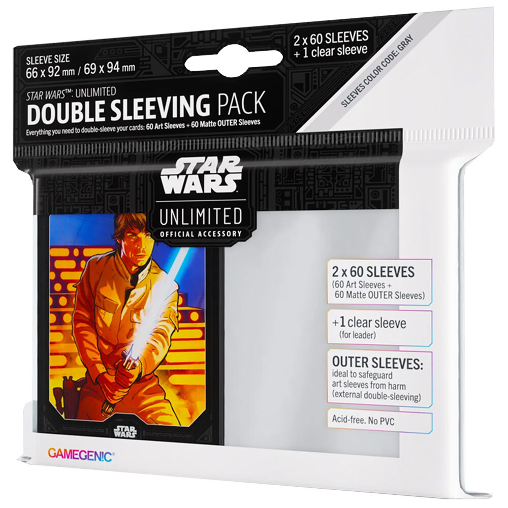 

Аксессуары Gamegenic Star Wars Unlimited Double Sleeving Pack: Luke Skywalker