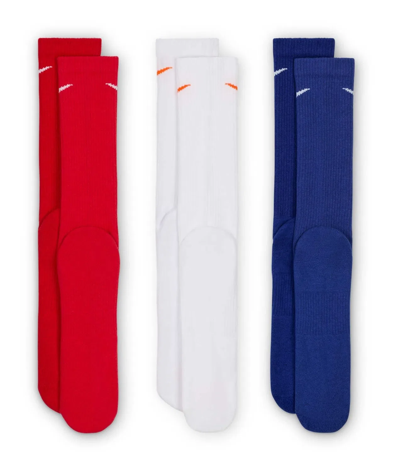Носки тренировочные Nike Everyday Plus Cushioned Training Crew, 3 пары, мультиколор — фото 3