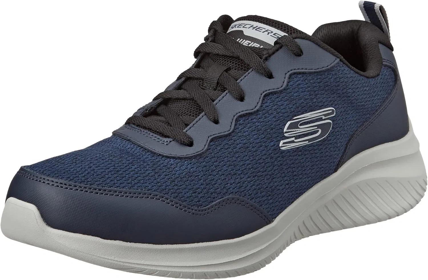 Мужские кроссовки Skechers Ultra Flex 3.0, Navy Textile Synthetic Black Trim