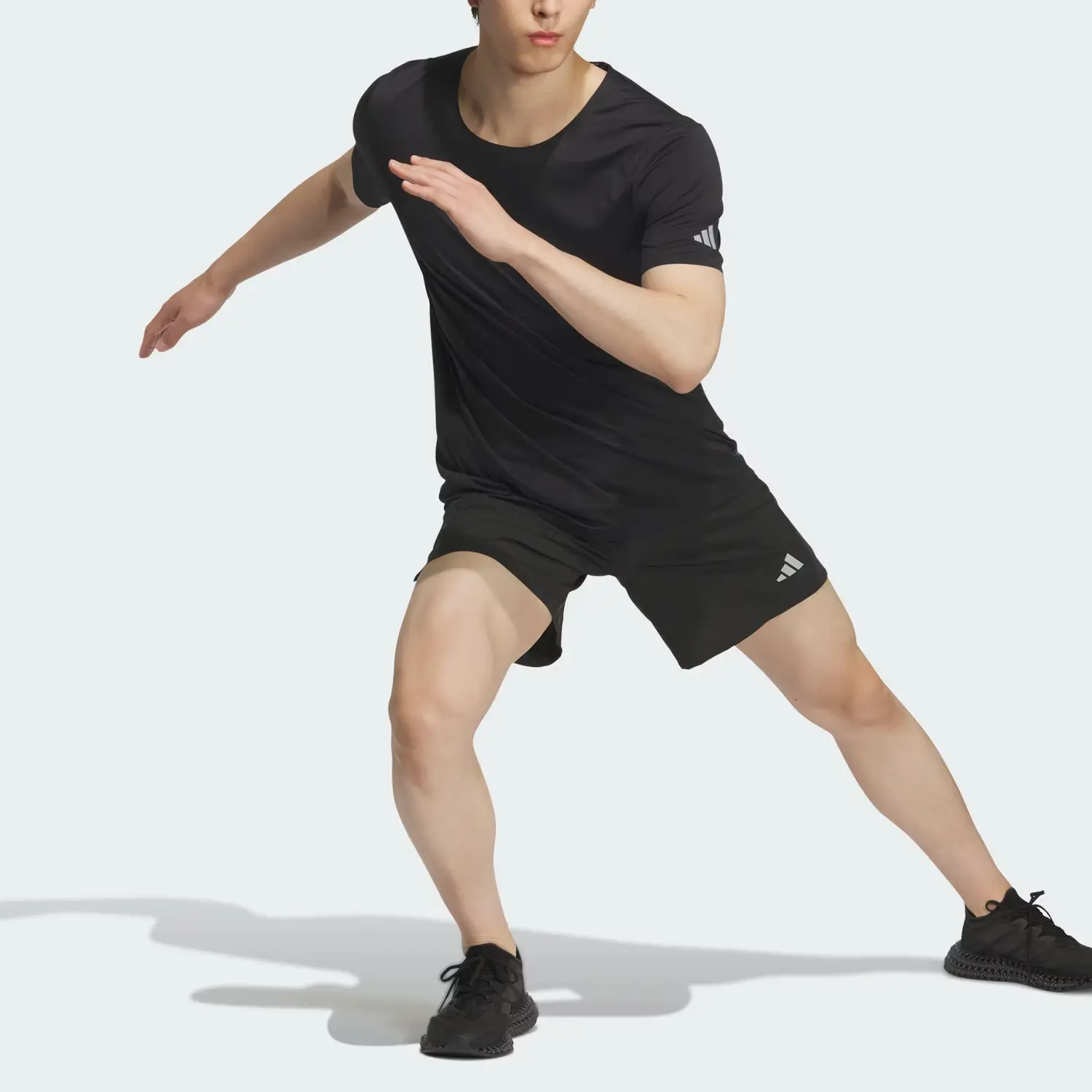 Футболка Climacool SS25 ESS SS мужская Adidas, черный/серебристо-серый — фото 3