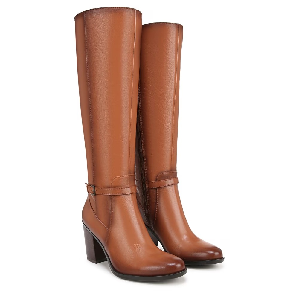 Сапоги Kalina с очень широкой голенищем Naturalizer, цвет cider spice leather