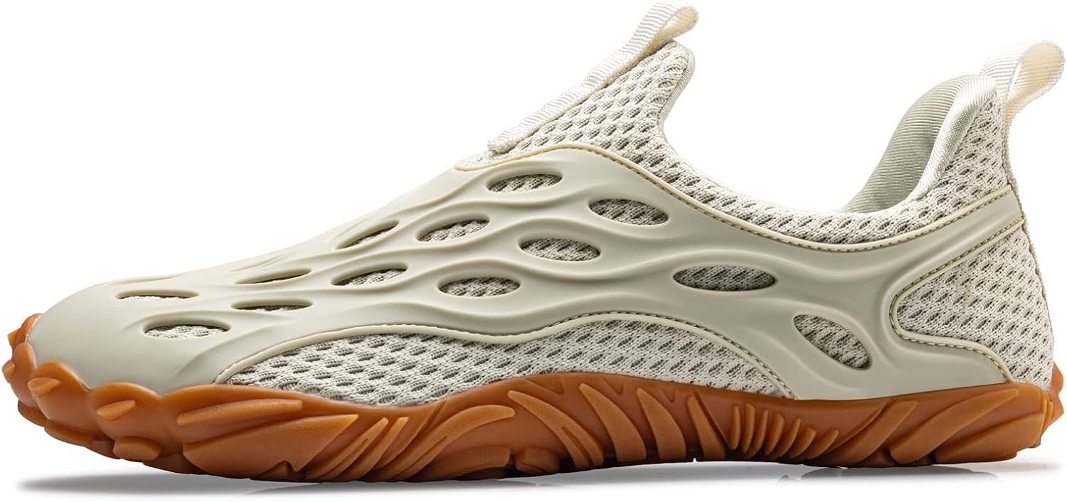 

Кроссовки для женщин и мужчин, модные кроссовки - с нулевым перепадом, широким носком Bare Frog, хаки