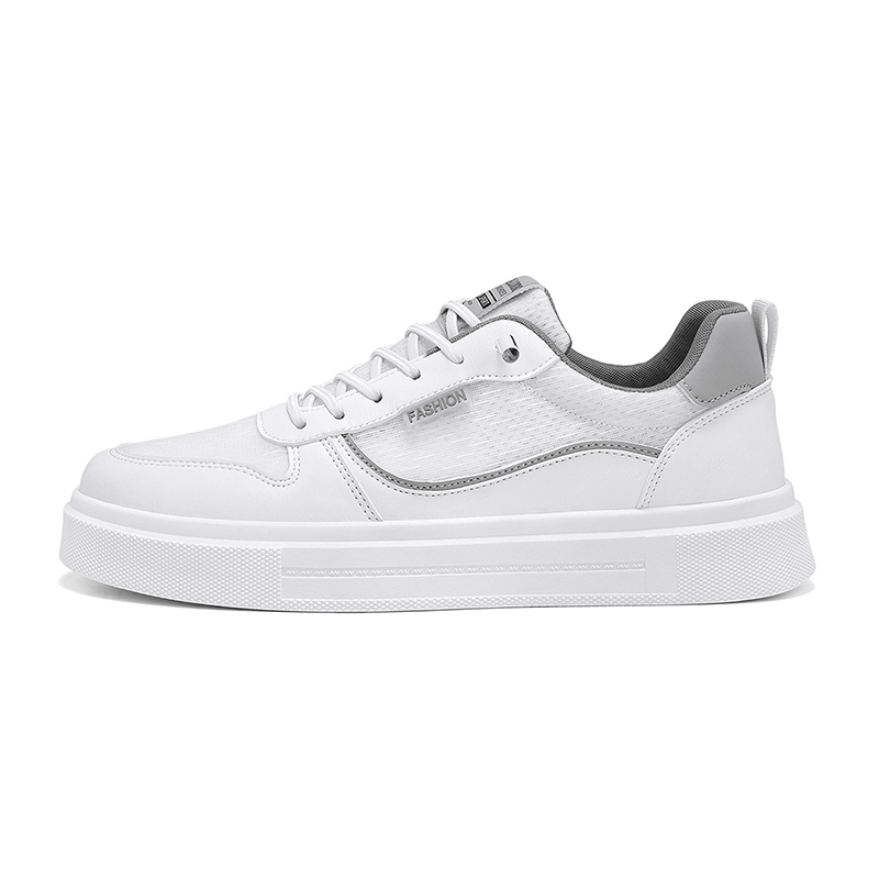 

Износостойкие дышащие низкие мужские кроссовки для скейтбординга BOLE, White Blue