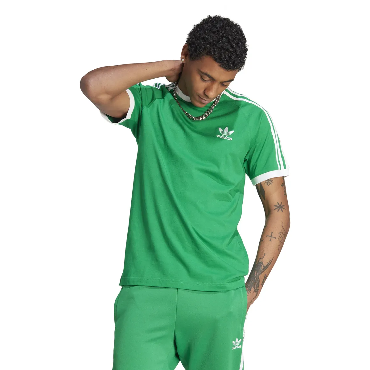 

Футболка Adidas Originals "3-ПОЛОСКИ", зеленый