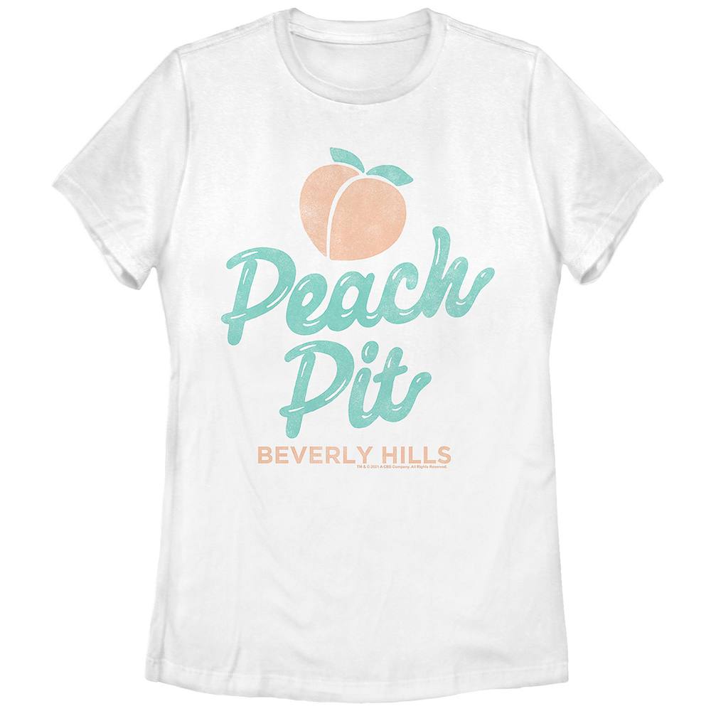 

Футболка с рисунком Peach Pit Beverly Hills для юниоров Licensed Character, белый