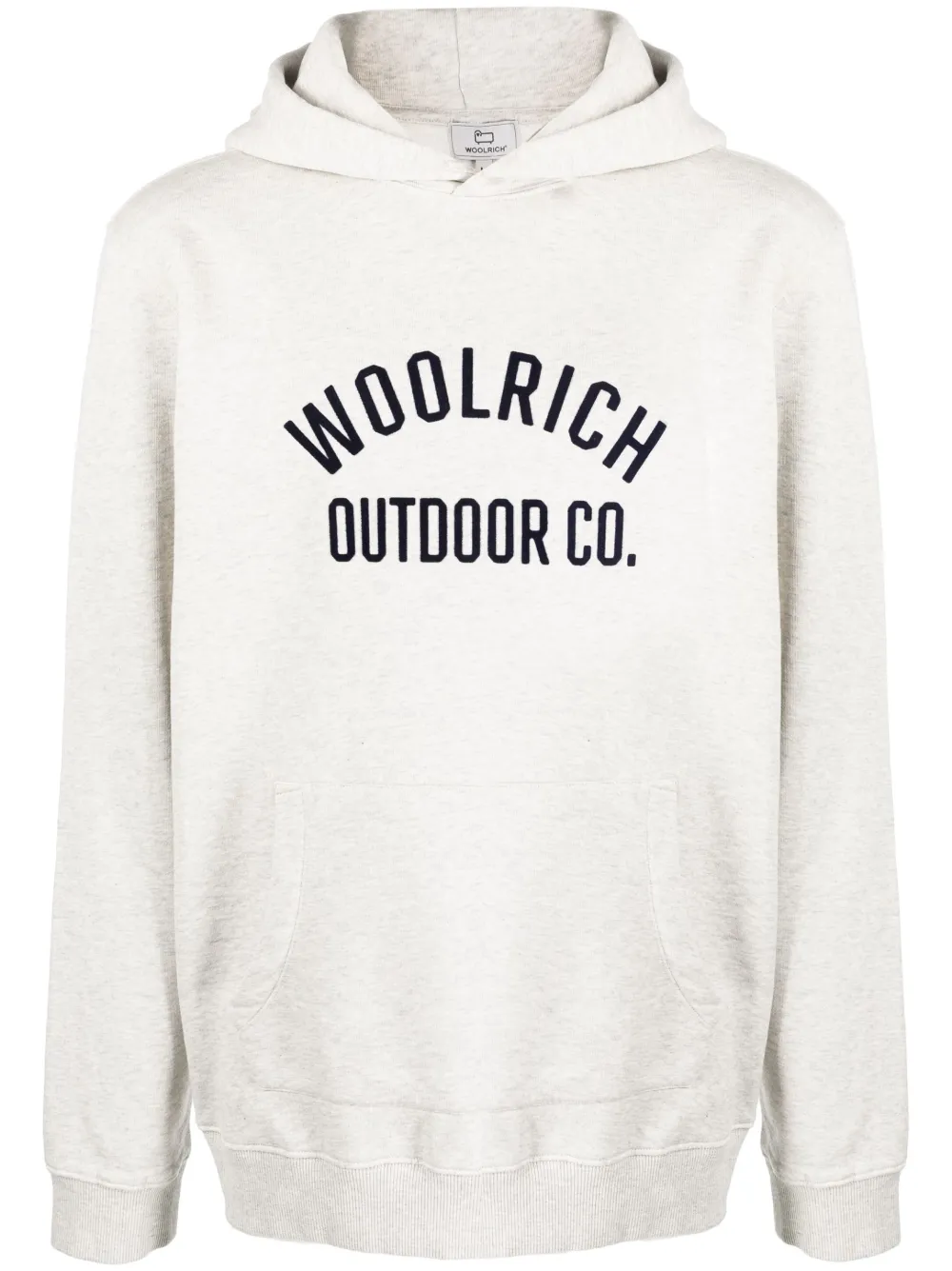 

Худи с логотипом WOOLRICH, серый