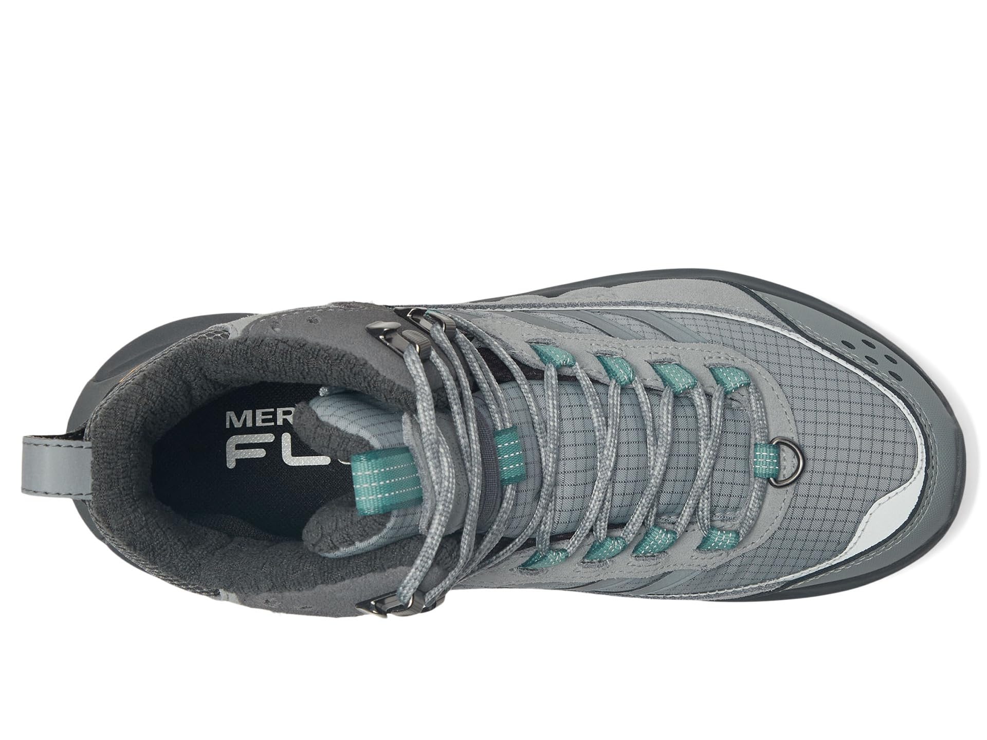 Ботинки женские Merrell Moab Speed 2 Thermo Mid спортивные водонепроницаемые, серо-голубой — фото 2