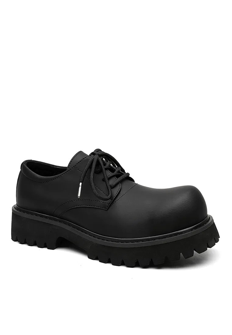 Дерби из искусственной кожи, классические, MC1026 Twenty Eight Shoes, черный — фото 2