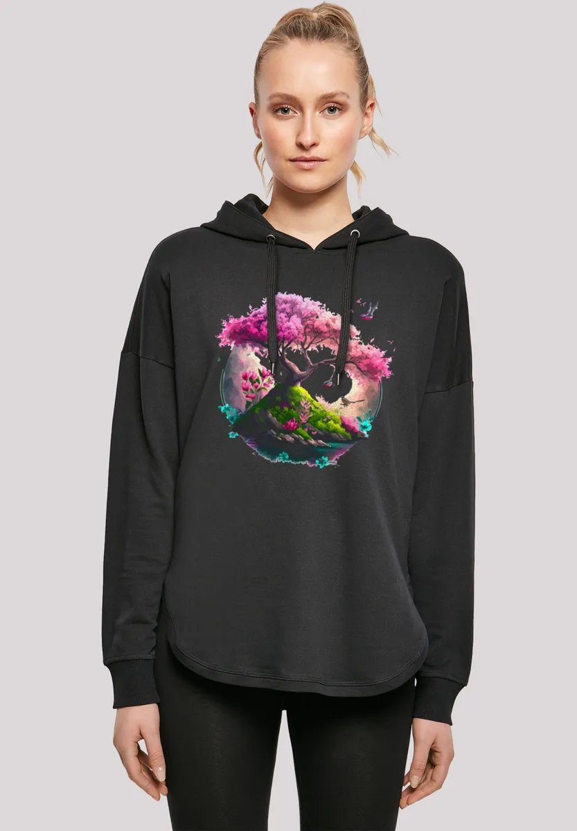 

Толстовка F4NT4STIC "Cherry Blossom Tree Oversize Hoodie", принт, черный