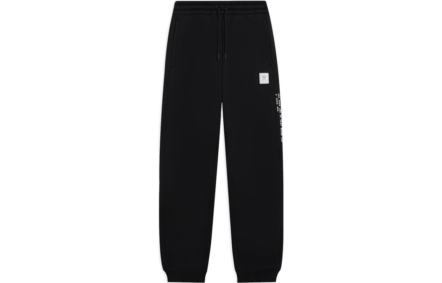 

Трикотажные штаны Badfive мужские черные Lining, черный