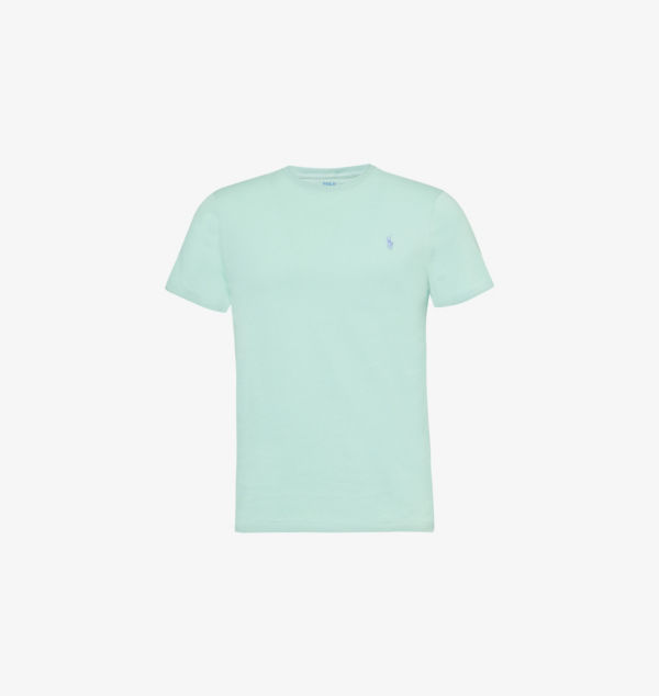 

Футболка облегающего кроя из хлопкового джерси с фирменной вышивкой Polo Ralph Lauren, зеленый