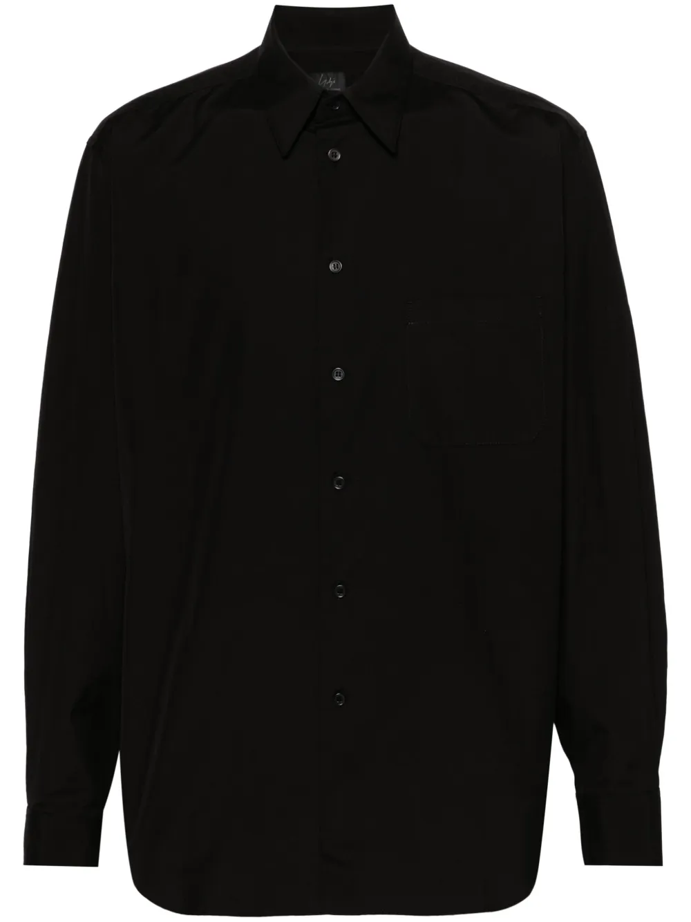 

Поплиновая рубашка Yohji Yamamoto, черный