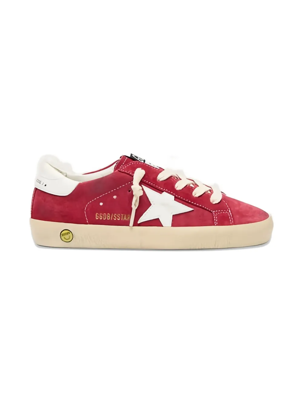 Замшевые кроссовки Super-Star Golden Goose Kids, красный — фото 2
