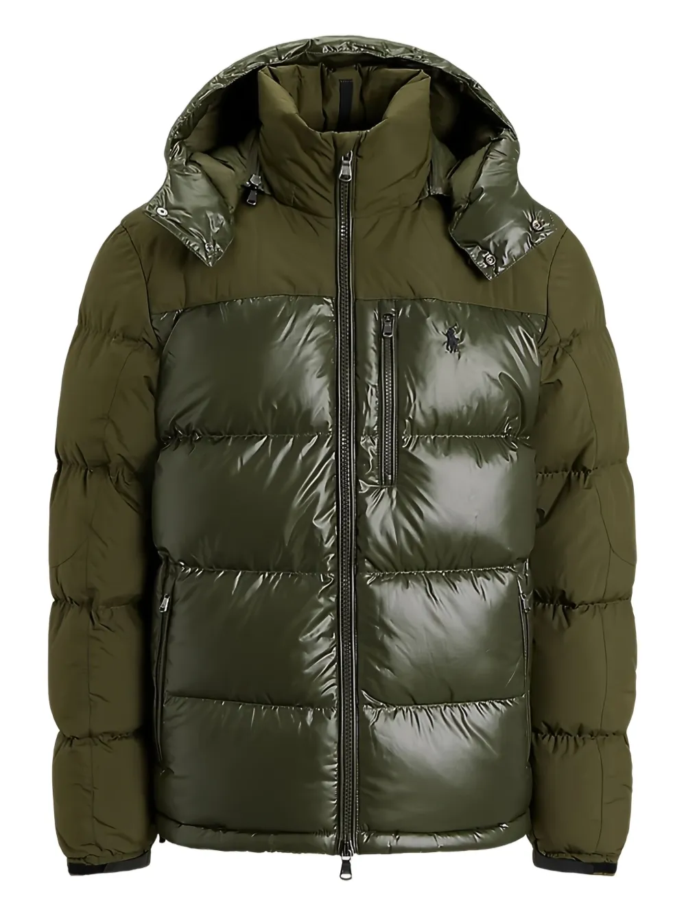 

Утепленная куртка-бомбер с капюшоном POLO RALPH LAUREN, зеленый