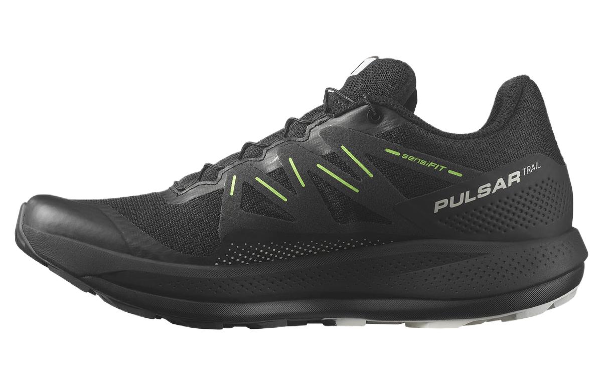 

Кроссовки SALOMON Pulsar Trail 'Black Green Gecko', черный