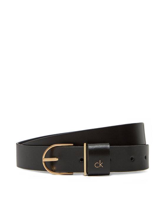 

Женский ремень Ck Metal Loop Round Buckle 25Mm LV04F7039G Calvin Klein, черный
