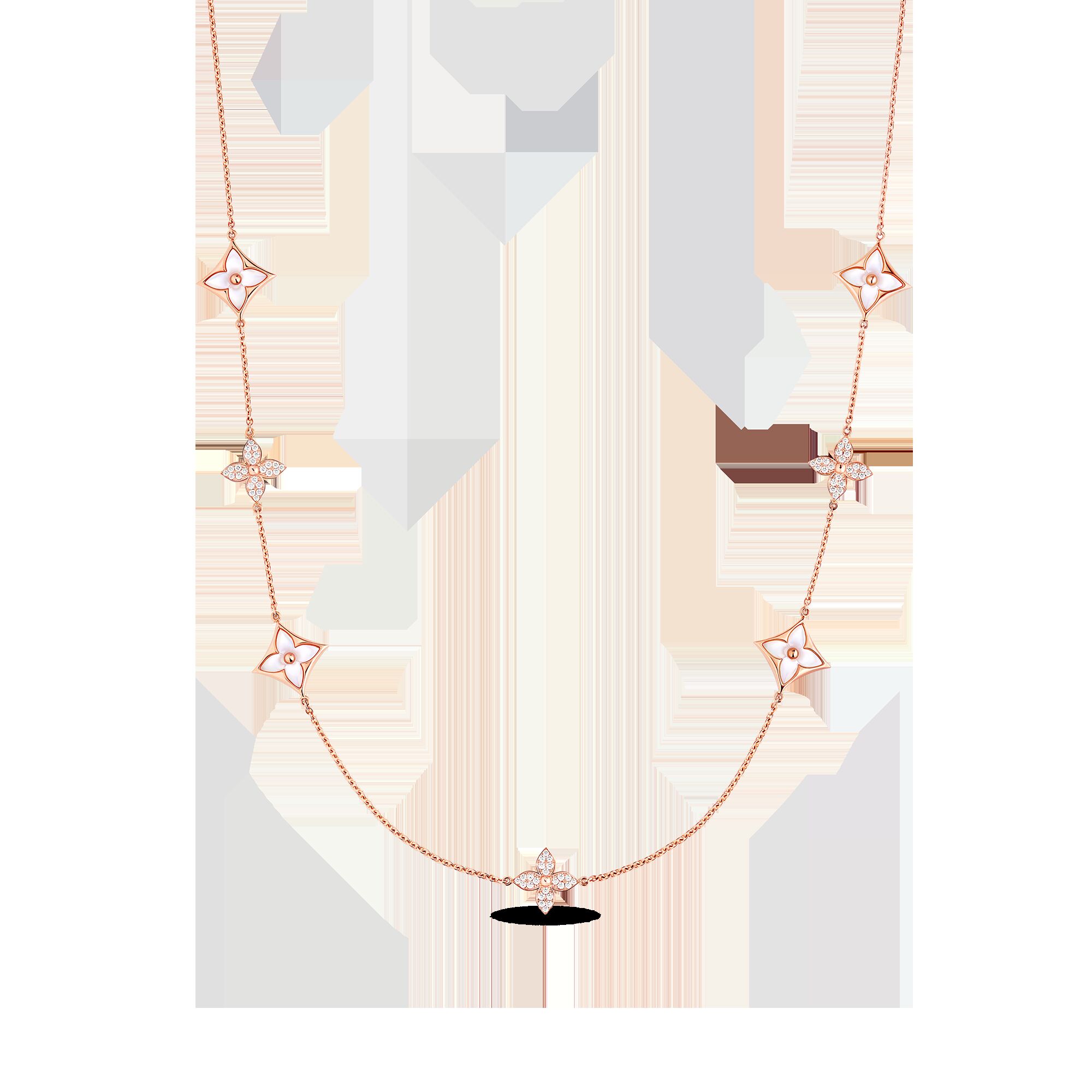 

Сотуар Color Blossom Multi Star, розовое золото, белый перламутр и бриллианты Louis Vuitton, розовый