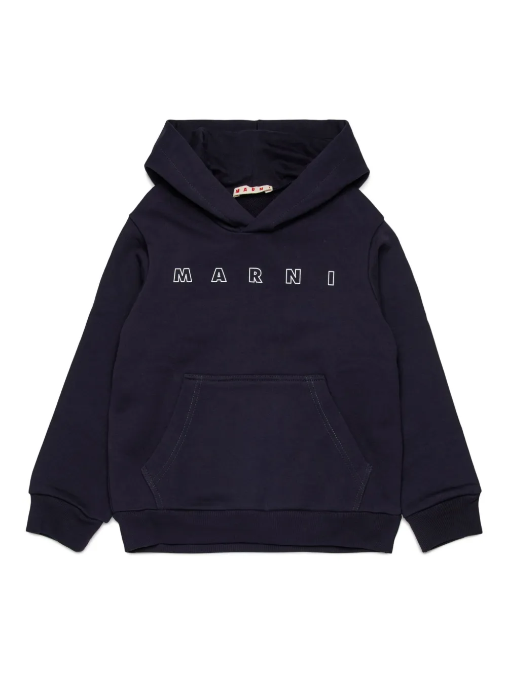 

Худи с логотипом Marni Kids, синий