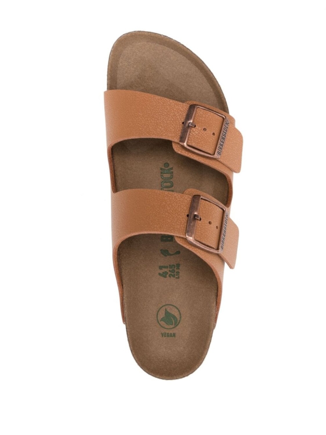 Birkenstock сандалии Arizona с пряжками, коричневый — фото 4