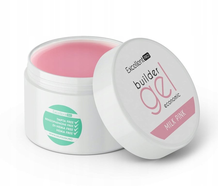 

Excellent Pro Builder Gel экономичный молочно-розовый 15 г