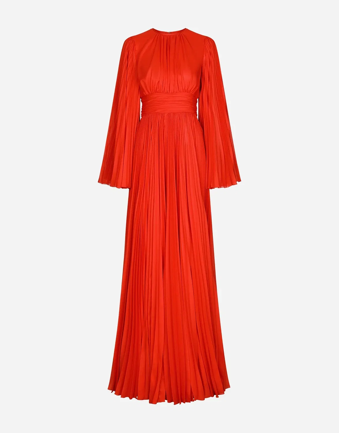 Длинное шифоновое платье Dolce&Gabbana, красный