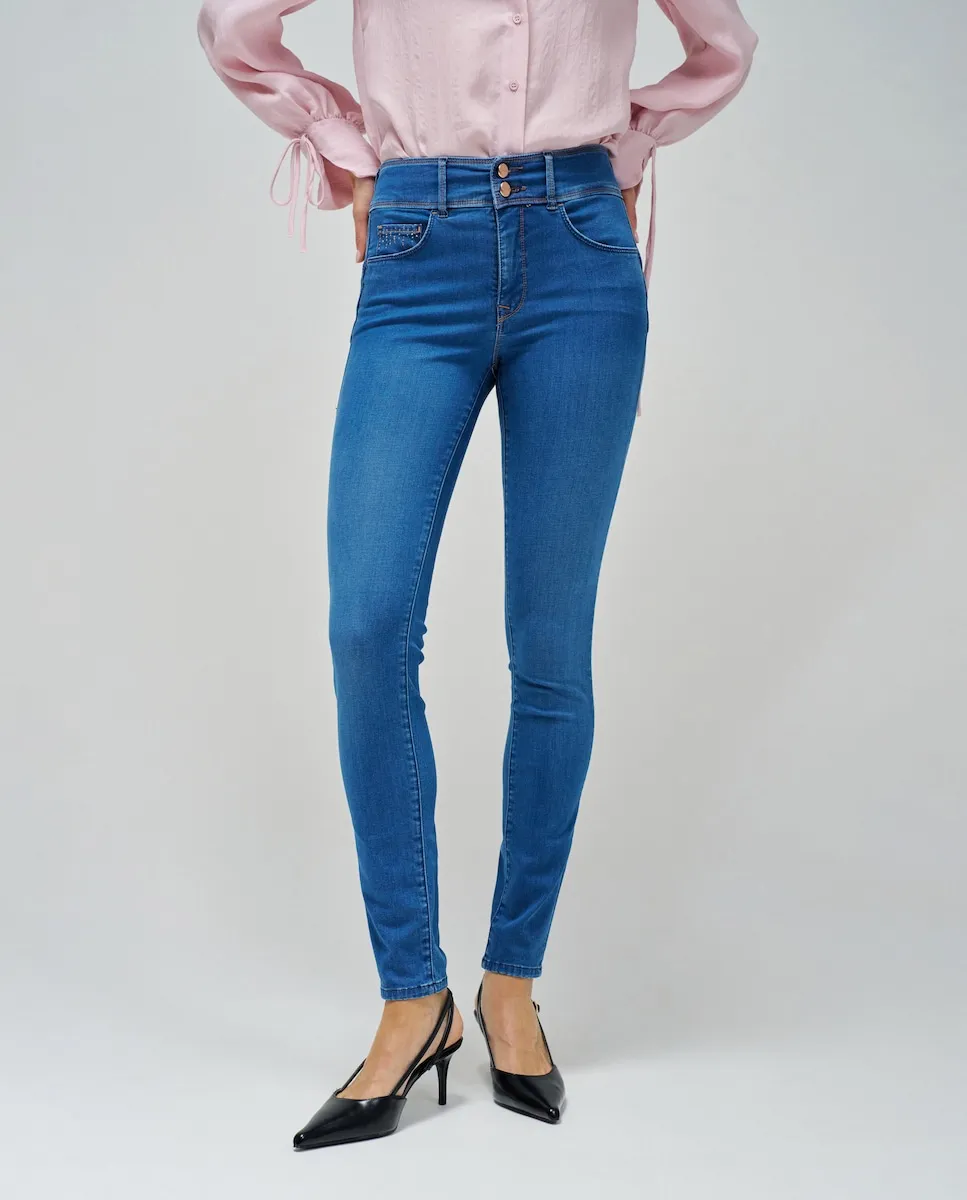 

Женские джинсы Faith Push In Skinny Salsa Jeans, синий