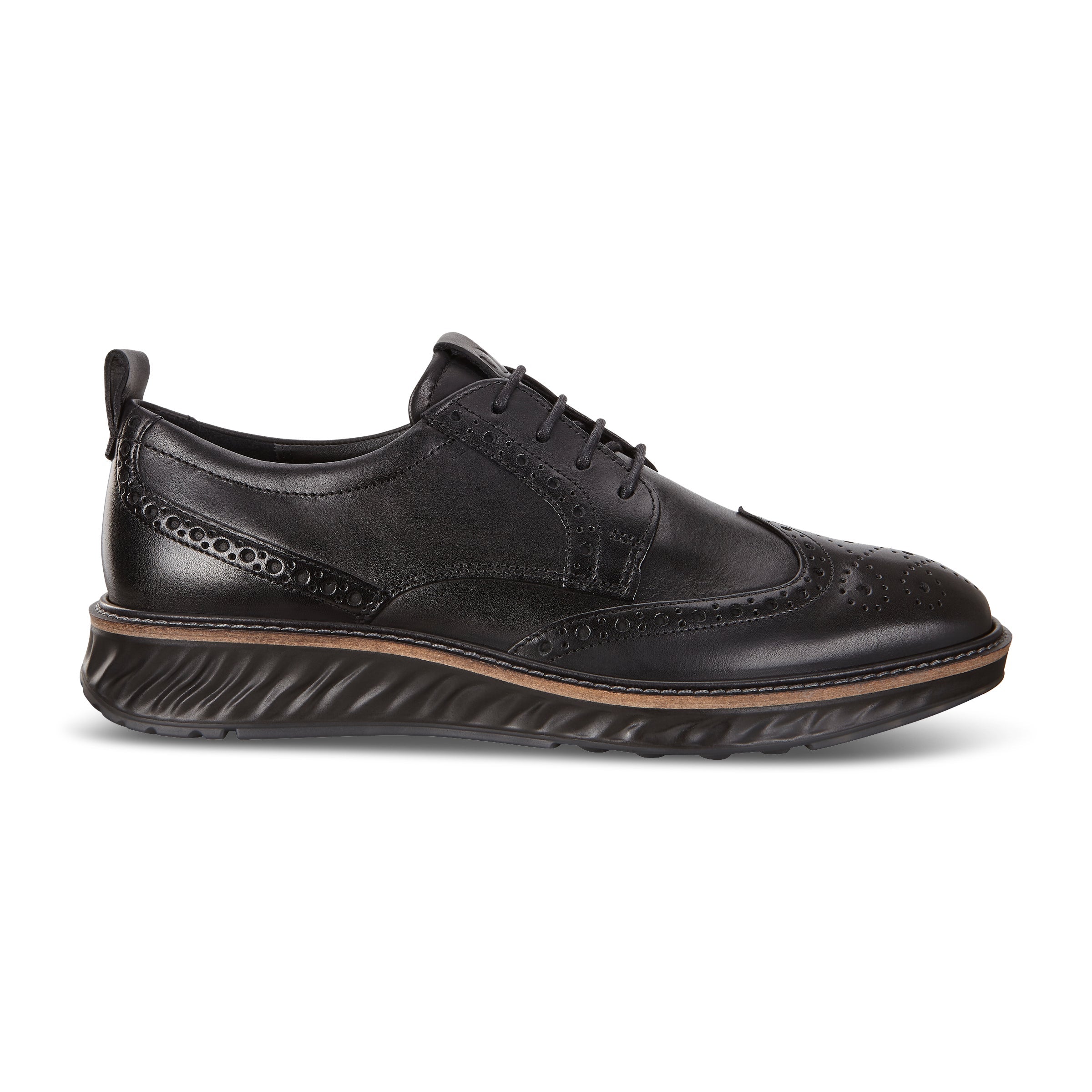 

МУЖСКИЕ ТУФЛИ-БРОГИ ECCO ST.1 HYBRID, черный