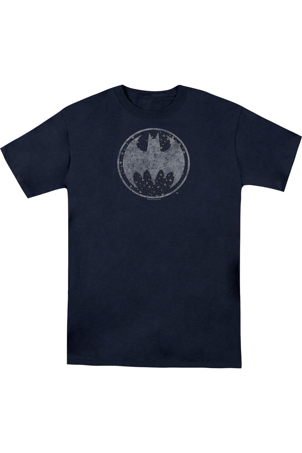 

Футболка с коротким рукавом для взрослых Batman Starry Night Shield Gildan, темно-синий