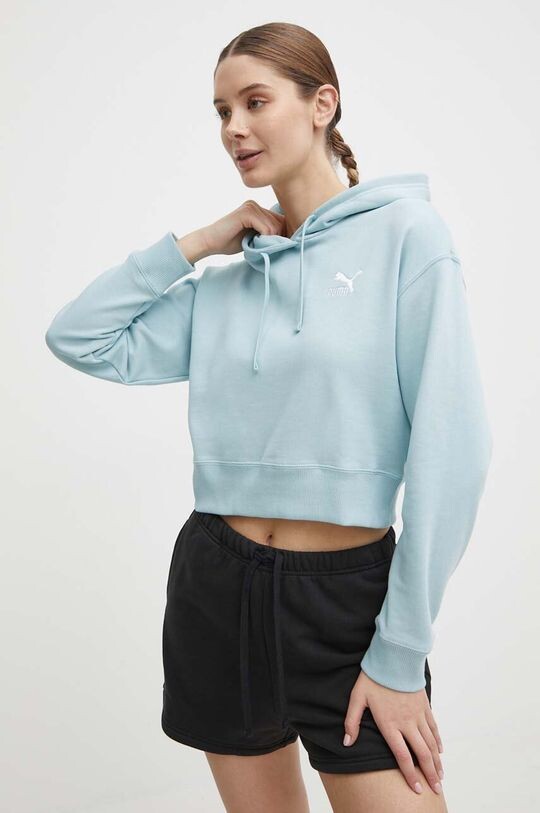 

Хлопковая толстовка Puma, синий