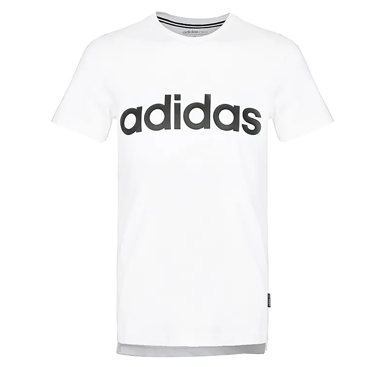 Adidas Neo Футболка MC мужская белая — фото 3