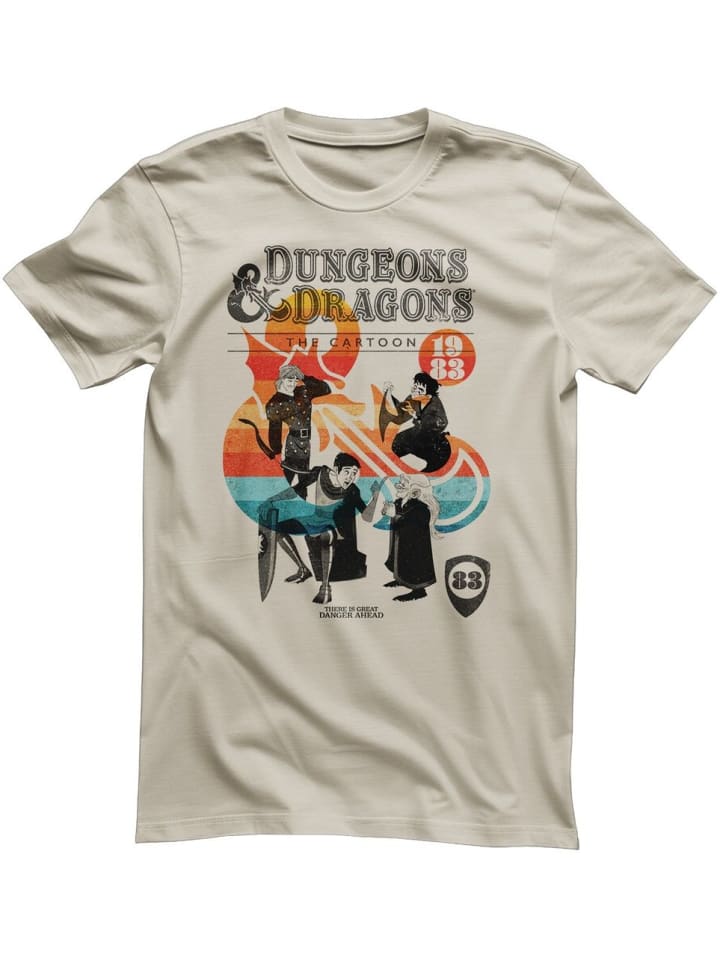 

Dungeons And Dragons Футболка «Впереди большая опасность» цвета хаки