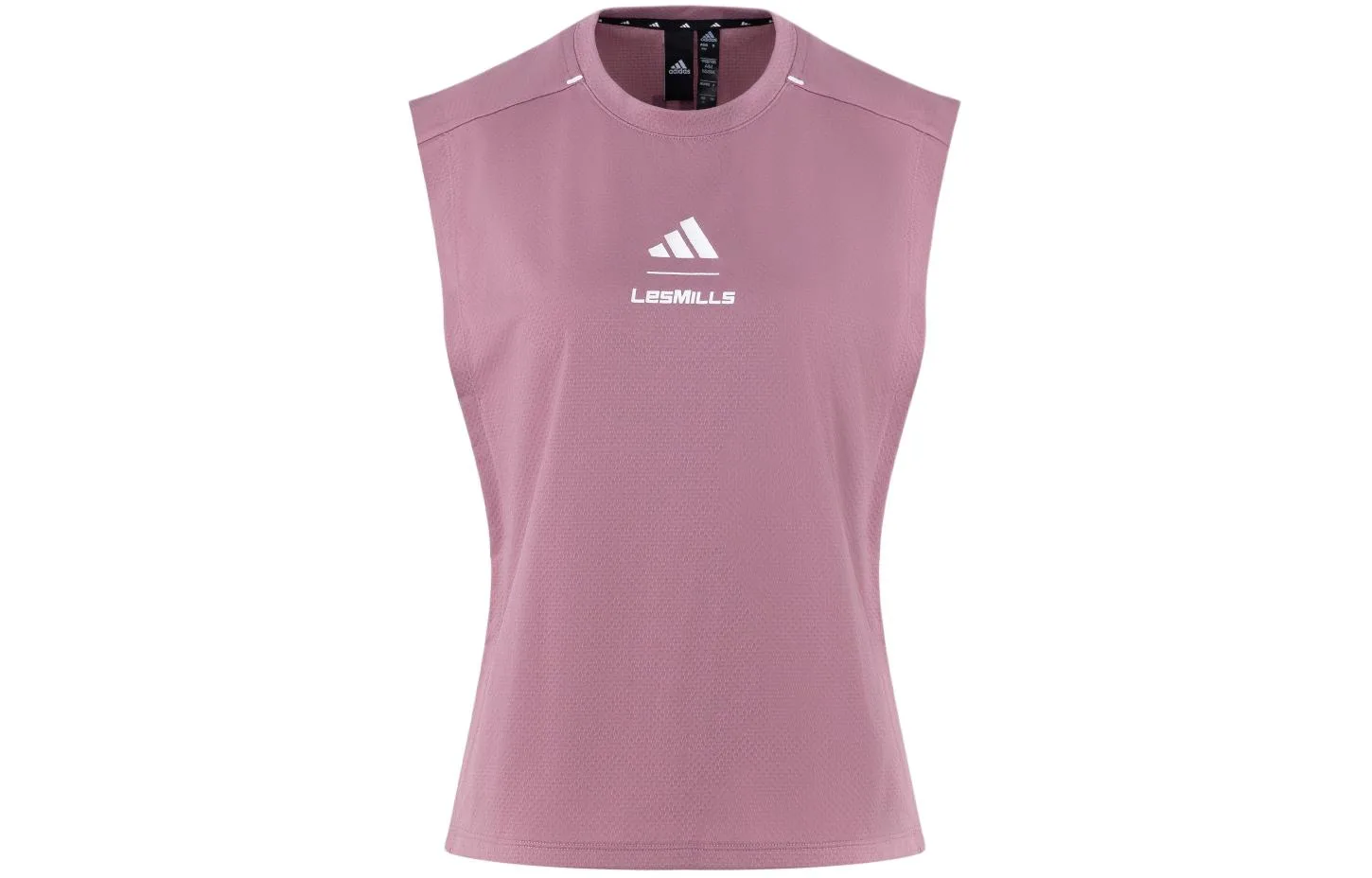 Adidas Топ LES MILLS для женщин, коричневый с фиолетовым